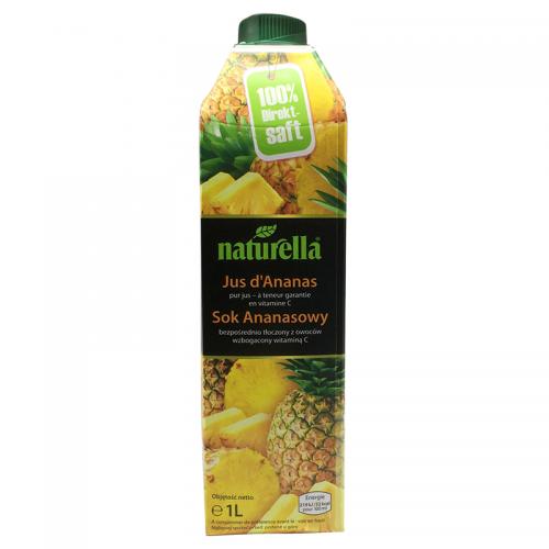 NATURELLA pineapple juice 100 %威悉100%鲜榨菠萝汁