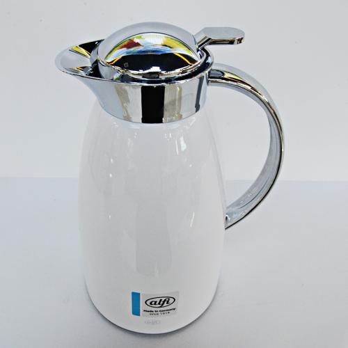 alfi Isolierkanne Gusto Metall, weiß 1,0 l艾飞白色保温壶