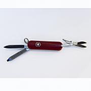 Taschenmesser mit Ring,rot瑞士维氏瑞士军刀典范红色